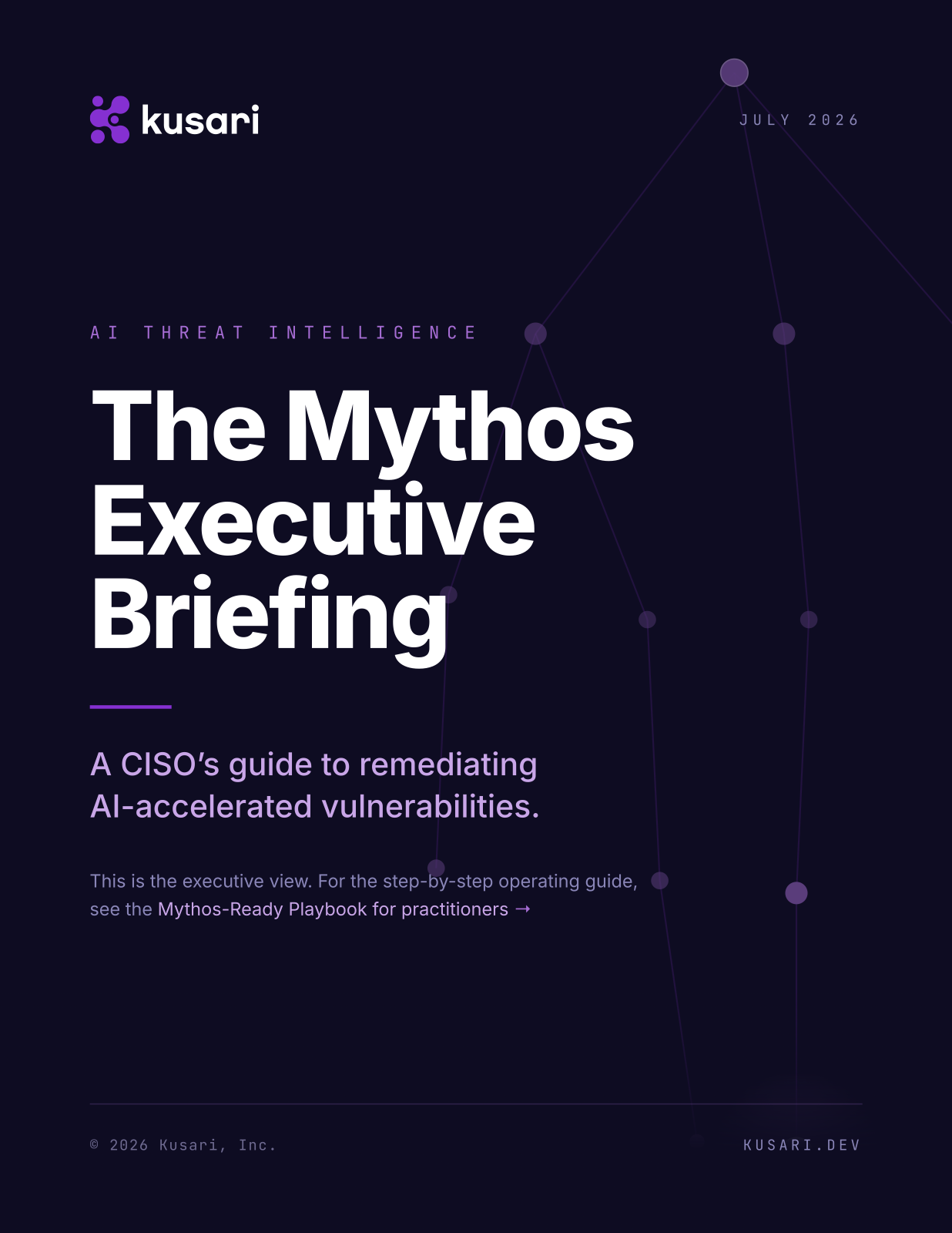 The Mythos Executive Briefing — Kusari cover